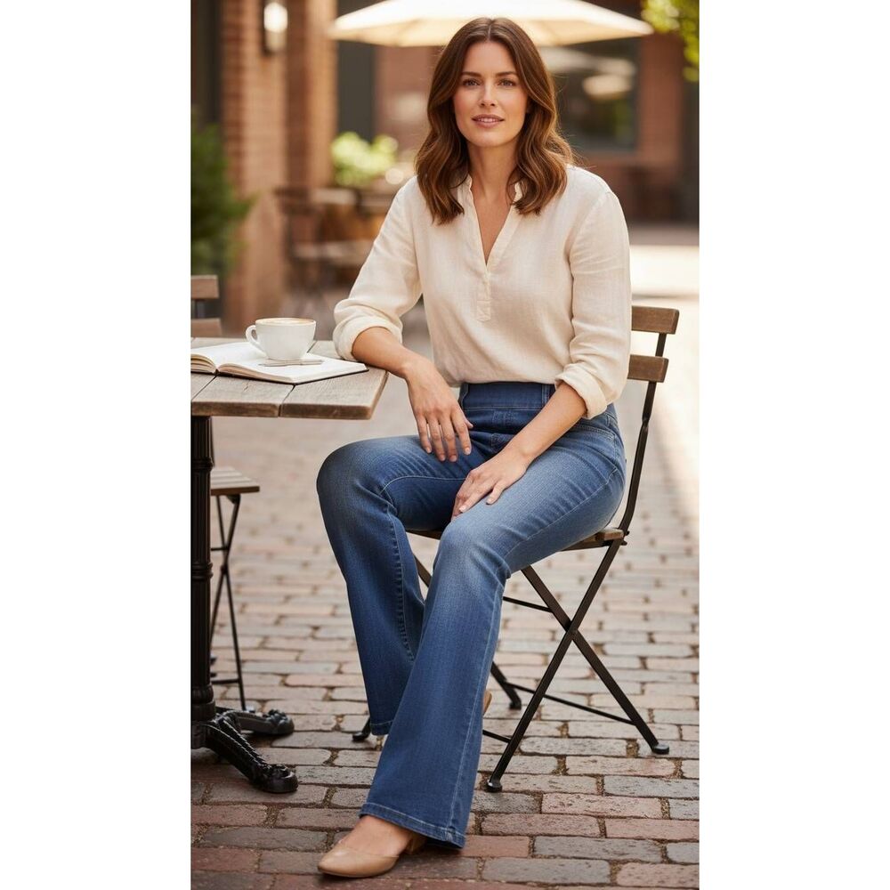 Spanx flare leg jeans